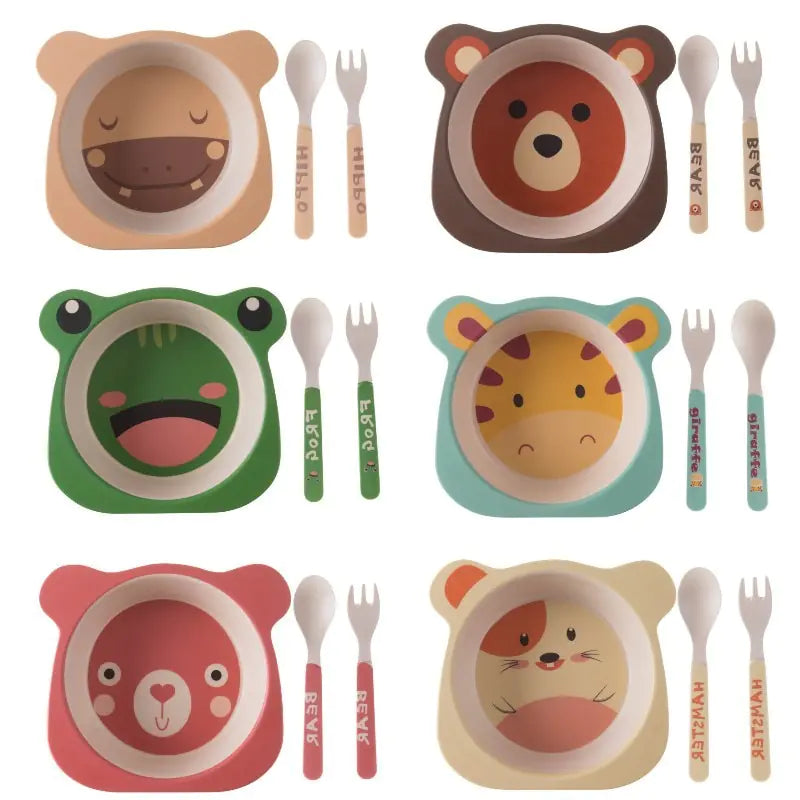 Bamboo Fiber Tableware Set